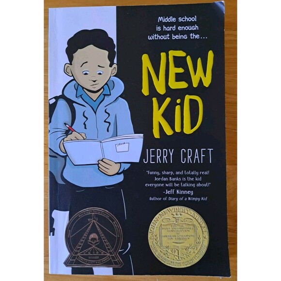 New Kid Graphic Novel By Jerry Craft Newbery Award Winner Trade Paperback - Picture 1 of 7